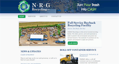 Desktop Screenshot of nrgrecyclinginc.com